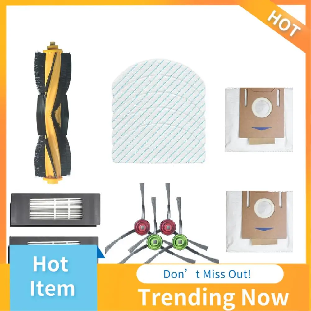 CMHI-For Ecovacs OZMO T8 AIVI/T8 MAX Robot Vacuum Cleaner Main Side Brush Wheel Filter Mop Rag 1X Roller Brush 4X Edge Brush
CMHI-For Ecovacs OZMO T8 AIVI/T8 MAX Robot Vacuum Cleaner Main Side Brush Wheel Filter Mop Rag 1X Roller Brush 4X Edge Brush