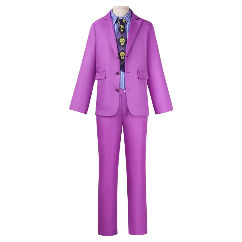 Retro Purple Business Style Full Set Costume Tailored Coat Trousers Striped Top Skull Tie Themed Party Fancy Dress Outfit
Retro Purple Business Style Full Set Costume Tailored Coat Trousers Striped Top Skull Tie Themed Party Fancy Dress Outfit