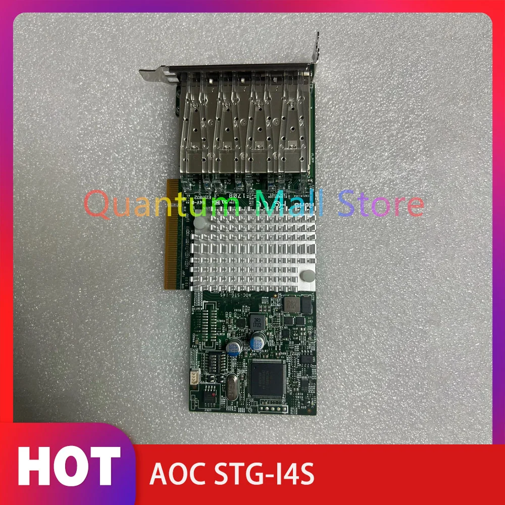 X710-DA4 four port 10 Gigabit Ethernet card AOC STG-I4S
X710-DA4 four port 10 Gigabit Ethernet card AOC STG-I4S