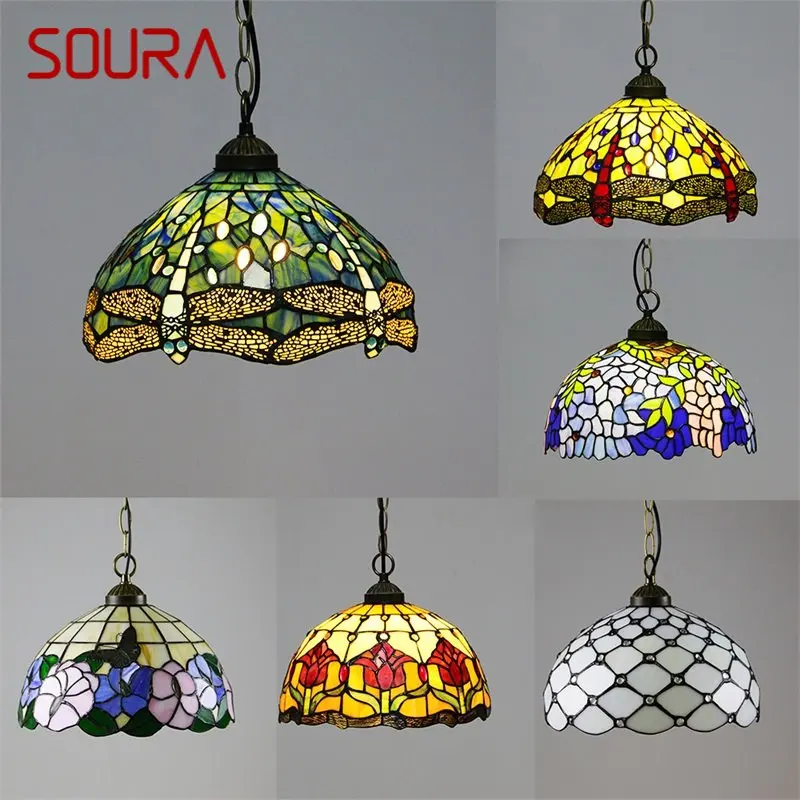 SOURA Tiffany Pendant Light Modern LED Creative Lamp Fixtures Decorative For Home Living Dining Room
SOURA Tiffany Pendant Light Modern LED Creative Lamp Fixtures Decorative For Home Living Dining Room
