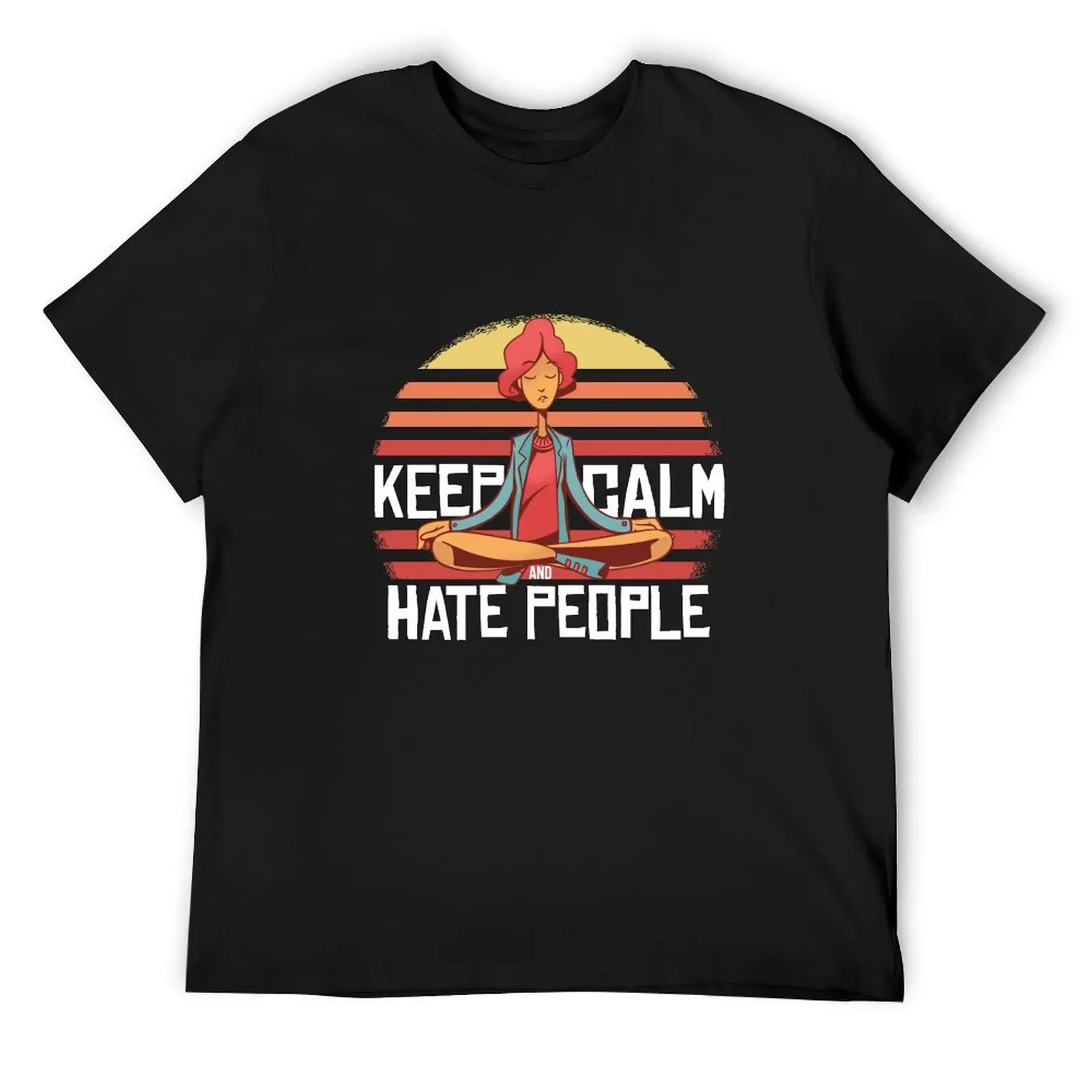 KEEP CALM AND HATE PEOPLE YOGA T-Shirt cute clothes summer tops anime clothes Short sleeve tee men
KEEP CALM AND HATE PEOPLE YOGA T-Shirt cute clothes summer tops anime clothes Short sleeve tee men