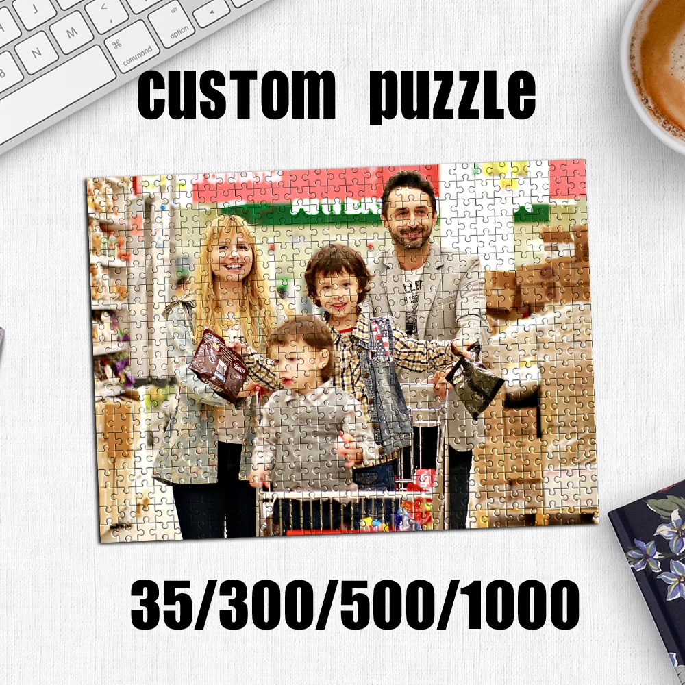 35/300/500/1000pcs Personalized Custom Photo Puzzle wedding photos Customize DIY toys for Adults Decoration Collectiable
35/300/500/1000pcs Personalized Custom Photo Puzzle wedding photos Customize DIY toys for Adults Decoration Collectiable