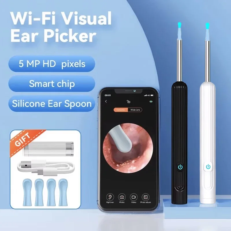 2026 Visual Ear Wax Cleaner with Camera Safe Earwax Removal Endoscope With Camera Luminous Otoscope Ear Cleaning Tools Ear Care
2026 Visual Ear Wax Cleaner with Camera Safe Earwax Removal Endoscope With Camera Luminous Otoscope Ear Cleaning Tools Ear Care