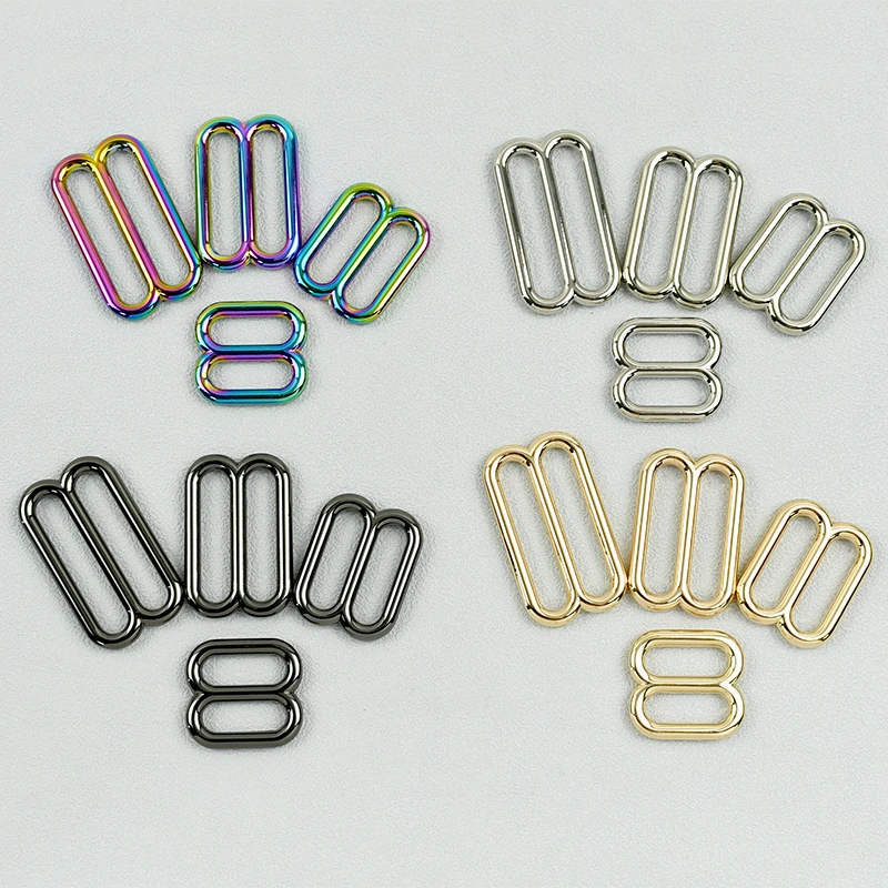 5/10Pcs 20-38mm Adjuster Metal Buckles Bikini Belt Buckle Webbing Strap Tri-Glide Slider Bra O Ring Clasp Meetee Bag Hardware
5/10Pcs 20-38mm Adjuster Metal Buckles Bikini Belt Buckle Webbing Strap Tri-Glide Slider Bra O Ring Clasp Meetee Bag Hardware
