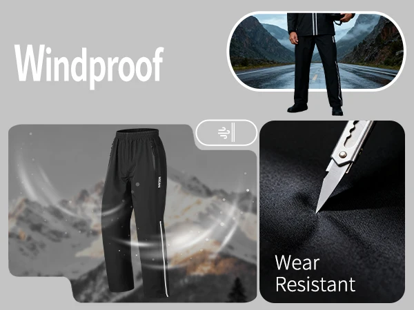 WOSAWE Motorcycle Raincoat Suit Split Motorcycle Rider Raincoat Motocross Rain Pants Reflective Waterproof Hooded Jacket Unisex 38 S7290b6a92617422ca46513a0786820c6r
