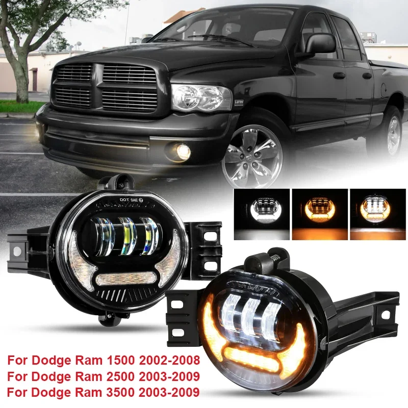 1Pair LED Car Front Bumper Driving Fog Lights for Dodge Ram 1500 2002-2008 Dodge Ram 2500/3500 2003-2009
1Pair LED Car Front Bumper Driving Fog Lights for Dodge Ram 1500 2002-2008 Dodge Ram 2500/3500 2003-2009