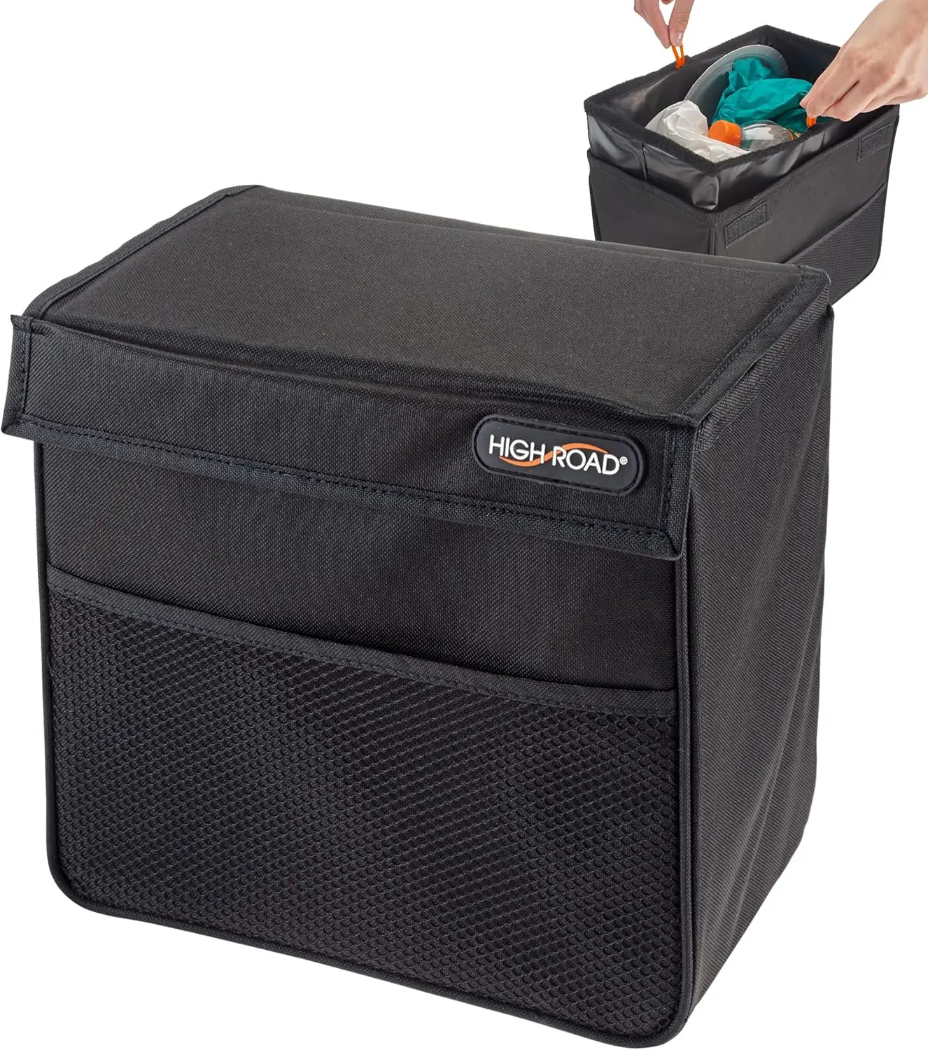 Universal Weighted Car Trash Can with Lid and Leakproof Liner - Fits Behind Console, Holds 2 Gallons
Universal Weighted Car Trash Can with Lid and Leakproof Liner - Fits Behind Console, Holds 2 Gallons