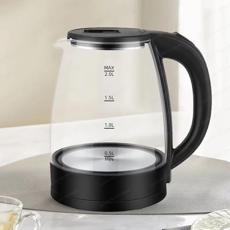 Electric Stainless Steel Glass Kettle, 360° Rotational Base, Auto Shut-Off, 2L Capacity, Portable Cordless 1500W Fast, fAst Boil
Electric Stainless Steel Glass Kettle, 360° Rotational Base, Auto Shut-Off, 2L Capacity, Portable Cordless 1500W Fast, fAst Boil