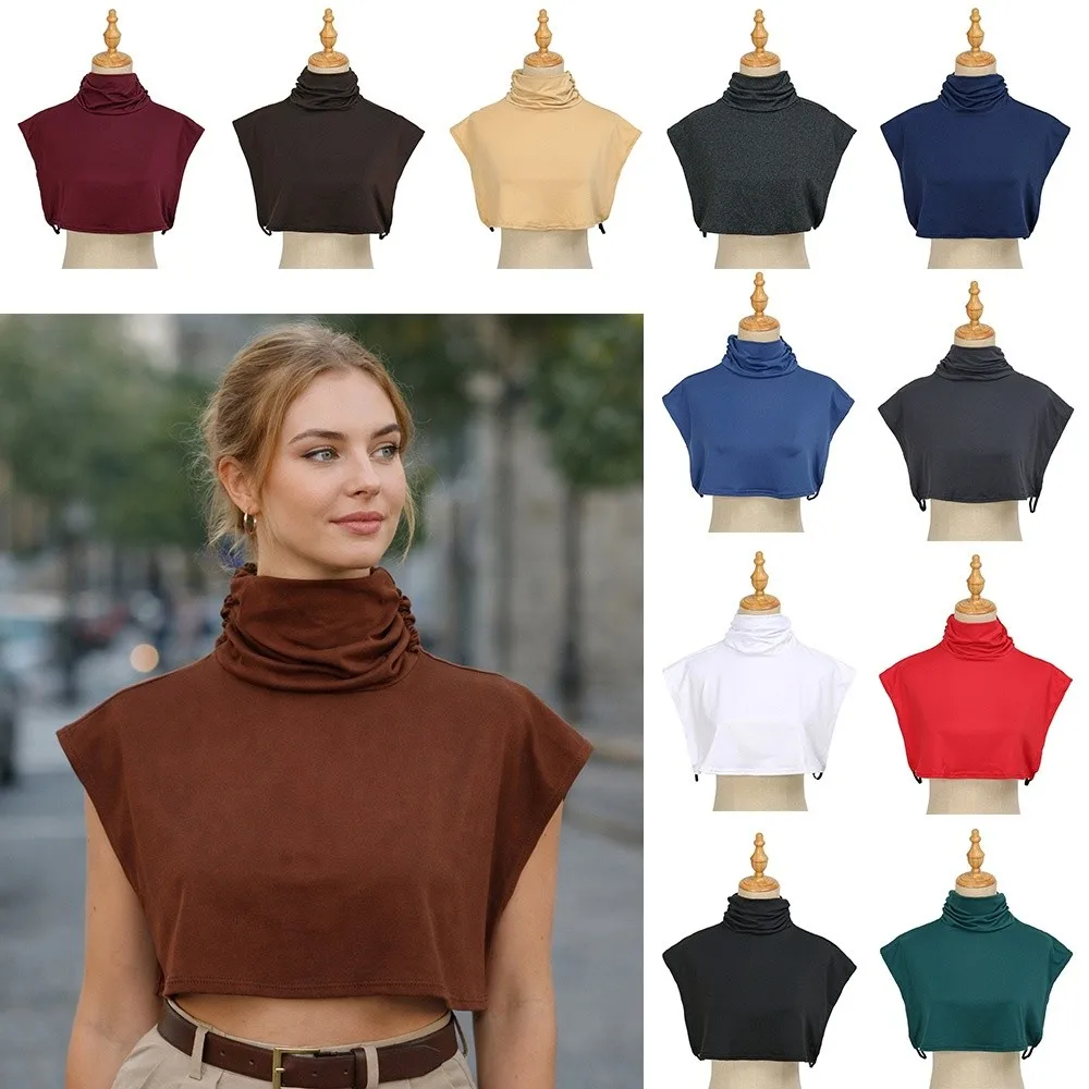 Fashion Collar Solid Color False Collar Top Ruched Half Top Turtleneck Dickey Soft Cover Warmer Detachable Shawl for Women Men
Fashion Collar Solid Color False Collar Top Ruched Half Top Turtleneck Dickey Soft Cover Warmer Detachable Shawl for Women Men