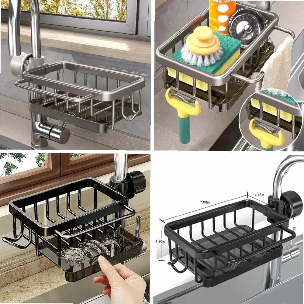 Kitchen Sink Organizer, Drain Basket & Vegetable Strainer for Dishwasher, Household Bathroom Sink Gadget Supplies
Kitchen Sink Organizer, Drain Basket & Vegetable Strainer for Dishwasher, Household Bathroom Sink Gadget Supplies