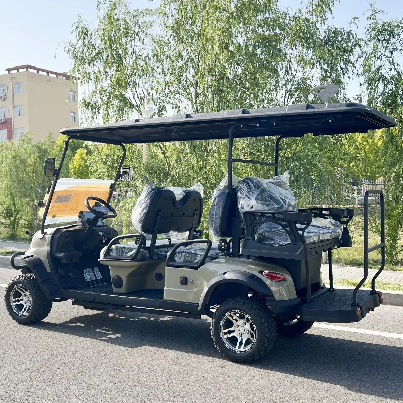Brand New 6 Person Electric 4 Wheel Club Car Golf Cart For Sale 4 6 Seaters Golf Car Available with Solar Panel
Brand New 6 Person Electric 4 Wheel Club Car Golf Cart For Sale 4 6 Seaters Golf Car Available with Solar Panel