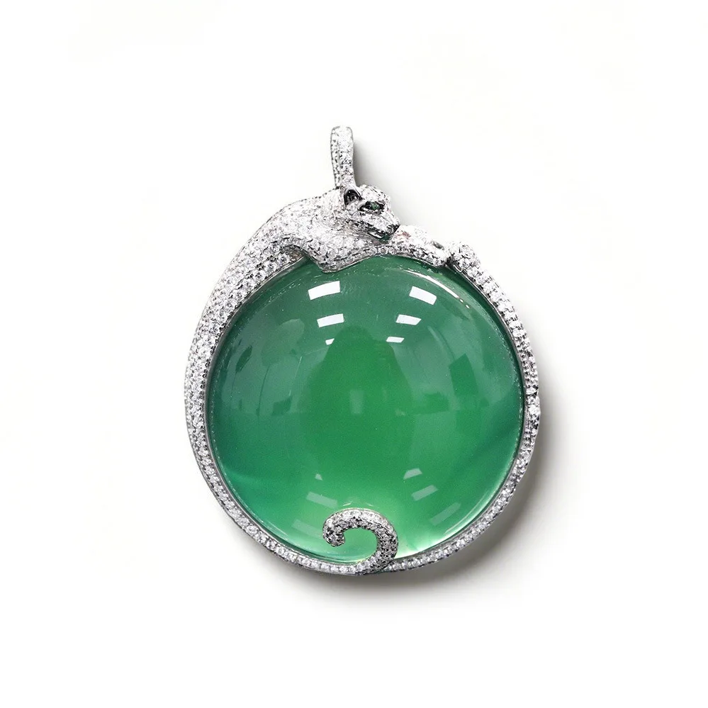 New S925 Silver Pendant High Carbon Diamond Wood with Green Natural New Chinese Jewelry for Girls, Wedding Jewelry
New S925 Silver Pendant High Carbon Diamond Wood with Green Natural New Chinese Jewelry for Girls, Wedding Jewelry