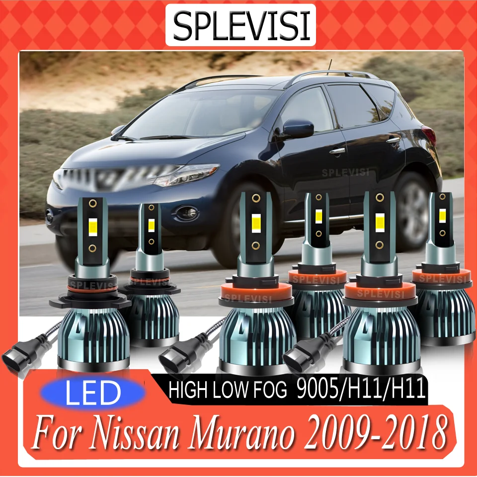 durable LED Headlight high low beam foglight 9005 H11 H11 For Nissan Murano 2009 2010 2011 2012 2013 2014 2015 2016 2017 2018
durable LED Headlight high low beam foglight 9005 H11 H11 For Nissan Murano 2009 2010 2011 2012 2013 2014 2015 2016 2017 2018