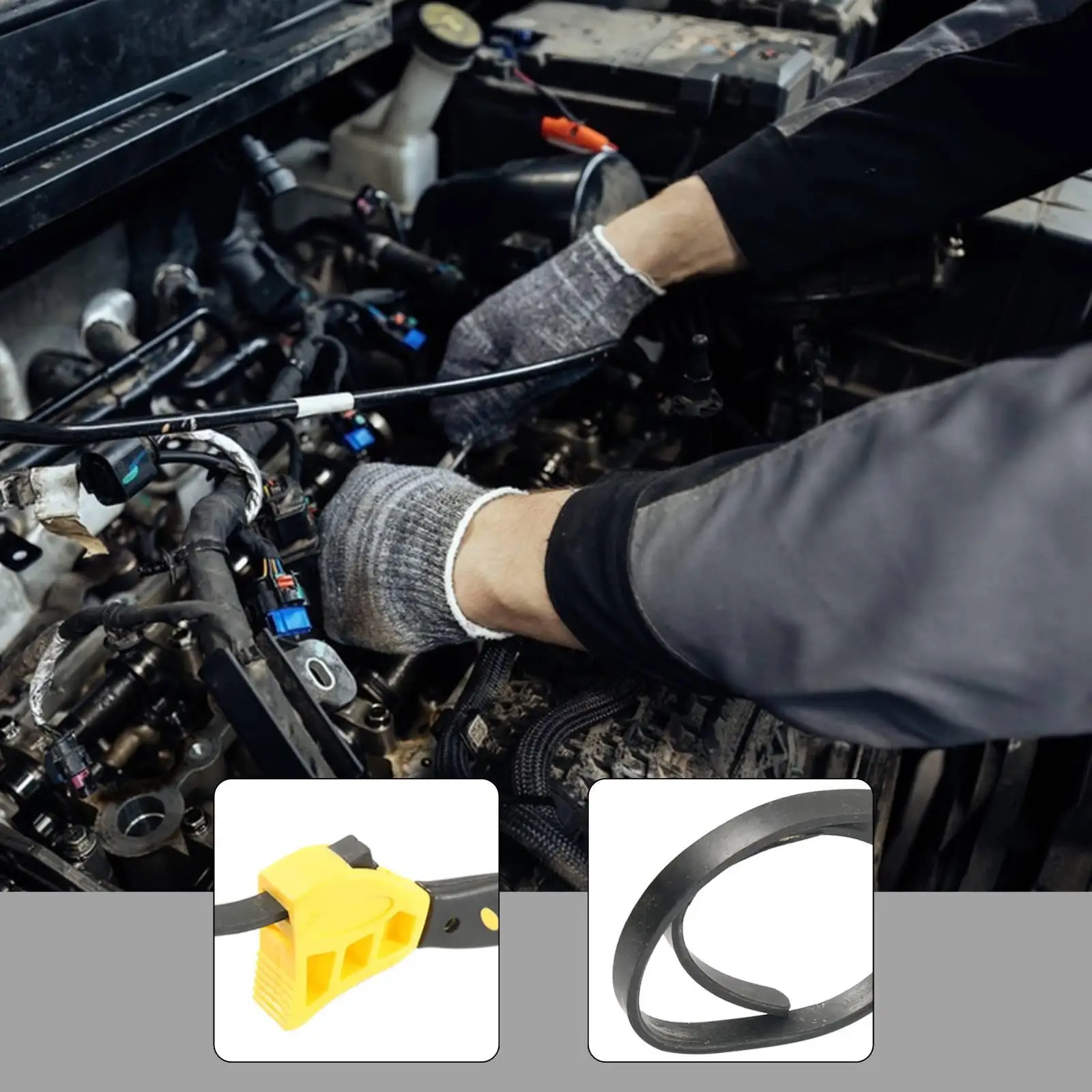 2Pcs Rubber Strap Wrench Set, Oil Filter Wrench Automotive Oil Filter Removal Tool 4inch 8inch for Plumbing Oil Filter Pipes
2Pcs Rubber Strap Wrench Set, Oil Filter Wrench Automotive Oil Filter Removal Tool 4inch 8inch for Plumbing Oil Filter Pipes