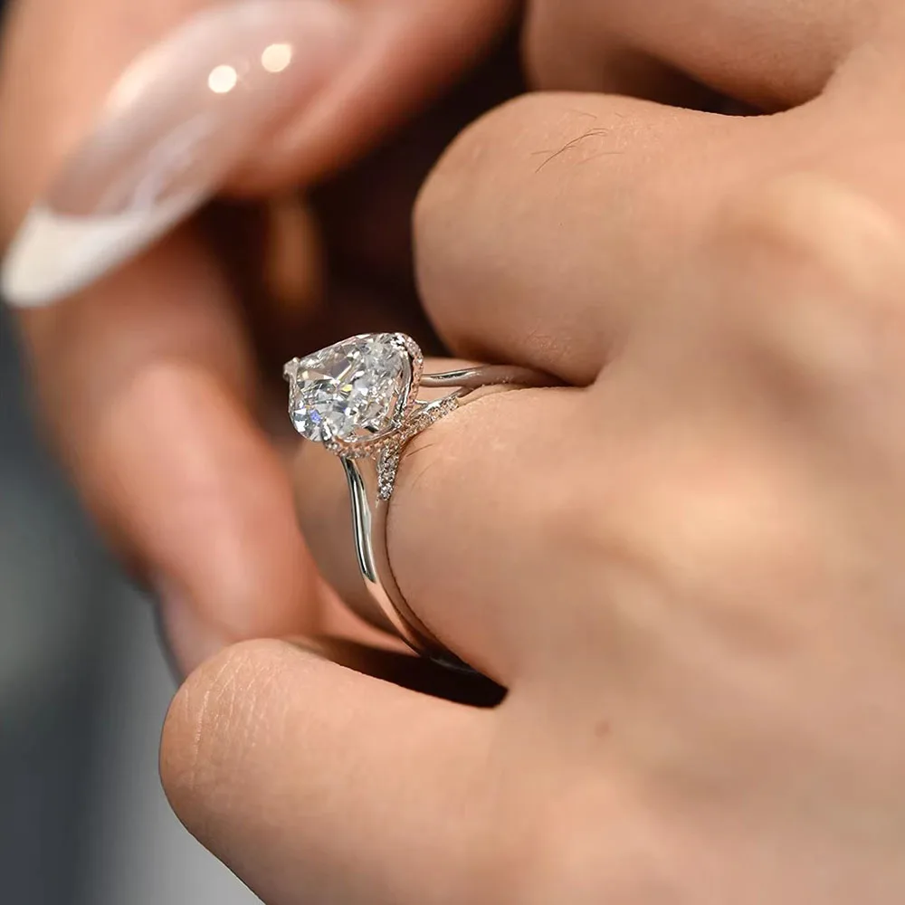 5Ct DE/VS Pear Cut CVD HPHT Lab Grown Diamond Engagement Ring IGI Certified 14K Gold Proposal Ring
5Ct DE/VS Pear Cut CVD HPHT Lab Grown Diamond Engagement Ring IGI Certified 14K Gold Proposal Ring 