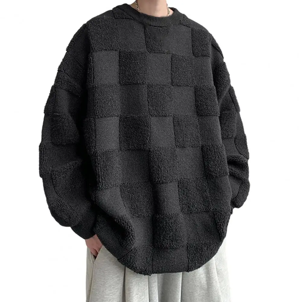 Men Round Neck Sweater Cozy Plus Size Men's Knitted Sweater with Soft Crew Neck Warm Mid Length Design for Winter Fall Comfort
Men Round Neck Sweater Cozy Plus Size Men's Knitted Sweater with Soft Crew Neck Warm Mid Length Design for Winter Fall Comfort