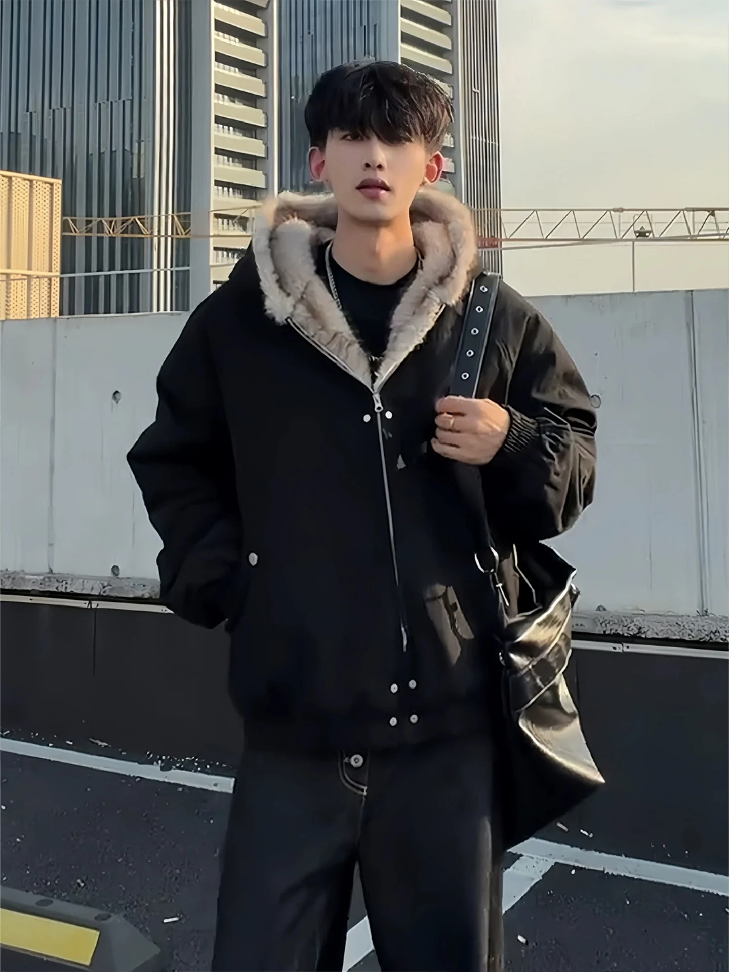 Утепленная американская куртка с капюшоном для мужчин, осенне-зимнее теплое хлопковое пальто, парная короткая куртка, хлопковая одежда ZuoanDiao
Утепленная американская куртка с капюшоном для мужчин, осенне-зимнее теплое хлопковое пальто, парная короткая куртка, хлопковая одежда ZuoanDiao