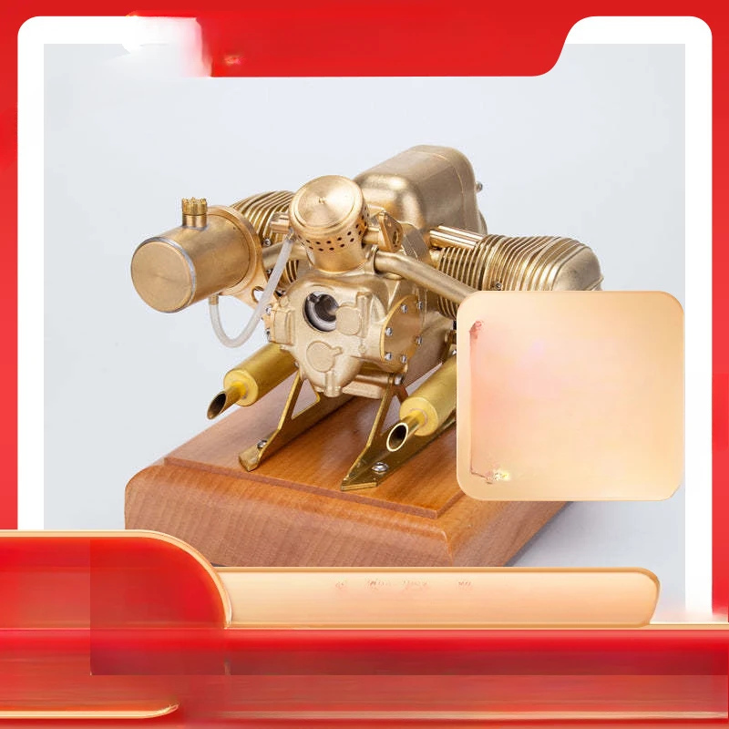 3.2Cc Mini Horizontal Opposed Twin Cylinder 4 Stroke Gasoline Engine Motorcycle Engine Model Internal Combustion Engine
3.2Cc Mini Horizontal Opposed Twin Cylinder 4 Stroke Gasoline Engine Motorcycle Engine Model Internal Combustion Engine