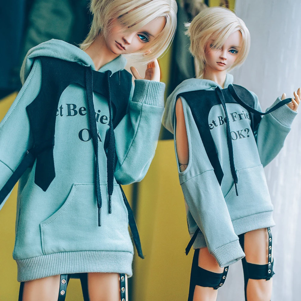 BJD Doll Clothes Blue off-Shoulder T-shirt Black Stretch Legging Vest 3PCS Suitable for 1/4 1/3 Uncle ID72 SOOM Doll Accessories
BJD Doll Clothes Blue off-Shoulder T-shirt Black Stretch Legging Vest 3PCS Suitable for 1/4 1/3 Uncle ID72 SOOM Doll Accessories