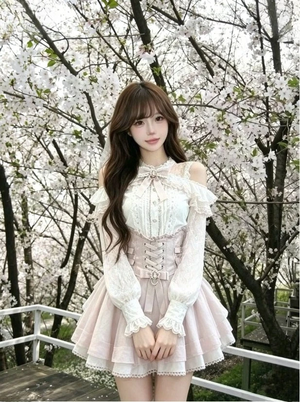 Y2k Long Sleeve Japanese Sweet Lolita 2 piece Cardigan Kawaii Lace Floral Dress Set Women Bowknot Ruffle Mini Dress Knit Cover
Y2k Long Sleeve Japanese Sweet Lolita 2 piece Cardigan Kawaii Lace Floral Dress Set Women Bowknot Ruffle Mini Dress Knit Cover