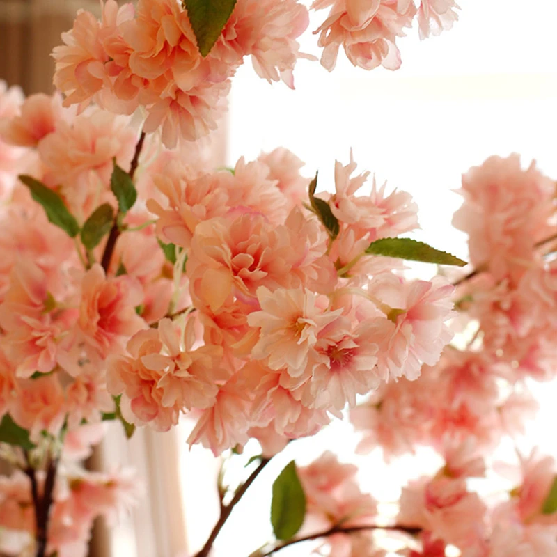 Simulation Flower Cherry Tree Branches Pink Shooting Props Soft Home Accessories Dining Table Decoration Accessories
Simulation Flower Cherry Tree Branches Pink Shooting Props Soft Home Accessories Dining Table Decoration Accessories