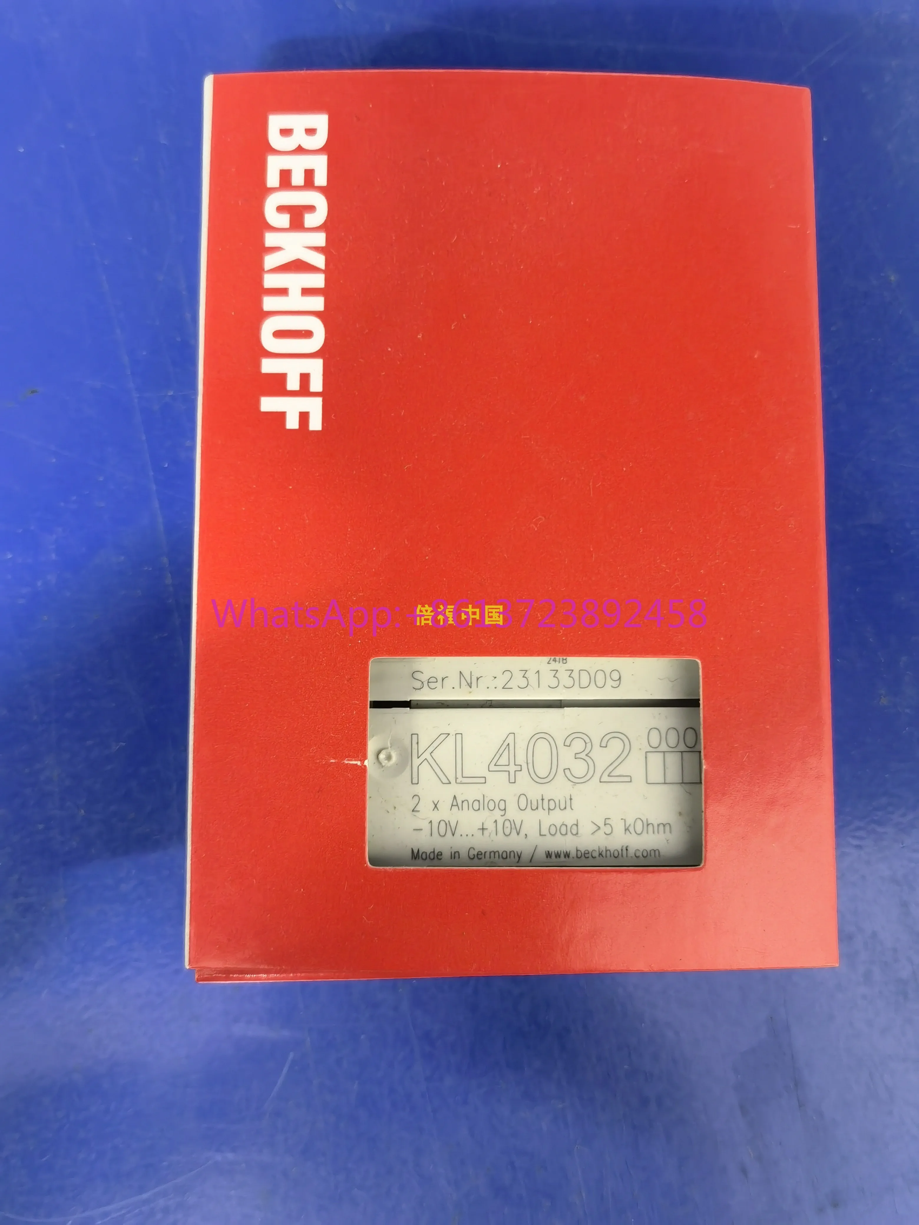 BECKHOFF Module KL4438 KL5001 KL5101 KL5151 KL5152 KL4494
BECKHOFF Module KL4438 KL5001 KL5101 KL5151 KL5152 KL4494