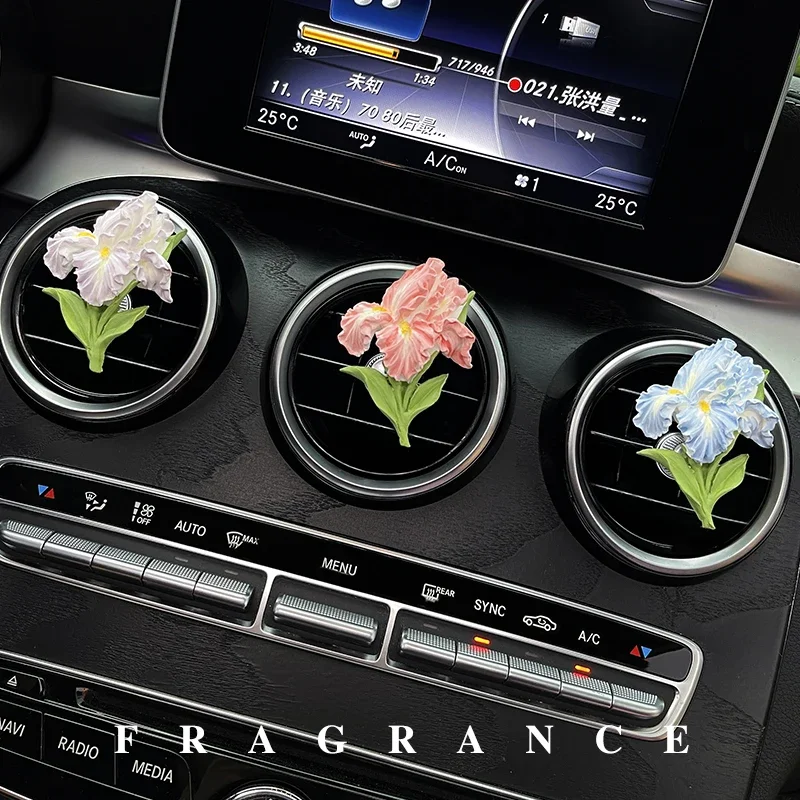 Iris car perfume aromatherapy air conditioning air outlet auto interior decoration ornaments flower car fragrance accessories
Iris car perfume aromatherapy air conditioning air outlet auto interior decoration ornaments flower car fragrance accessories
