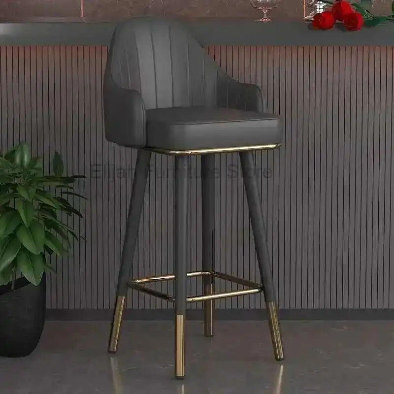 Reception Nordic Bar Stool Minimalist Backrest High Modern Kitchen Luxury Swivel Stool Ergonomic Modern Stoel Furniture XR50BY
Reception Nordic Bar Stool Minimalist Backrest High Modern Kitchen Luxury Swivel Stool Ergonomic Modern Stoel Furniture XR50BY