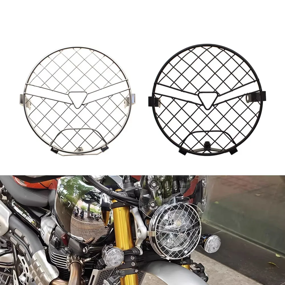Motorcycle Accessories Headlight Protector Headlight Grille Mesh Protector For Triumph Scrambler1200 Scrambler 1200XE XC X
Motorcycle Accessories Headlight Protector Headlight Grille Mesh Protector For Triumph Scrambler1200 Scrambler 1200XE XC X