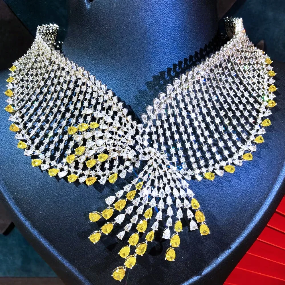 Soramoore Luxury Gorgeous 4PCS Jewelry Sets For Women Bridal Wedding Shiny Trendy Bridal Wedding Gift High Quality Accessories
Soramoore Luxury Gorgeous 4PCS Jewelry Sets For Women Bridal Wedding Shiny Trendy Bridal Wedding Gift High Quality Accessories