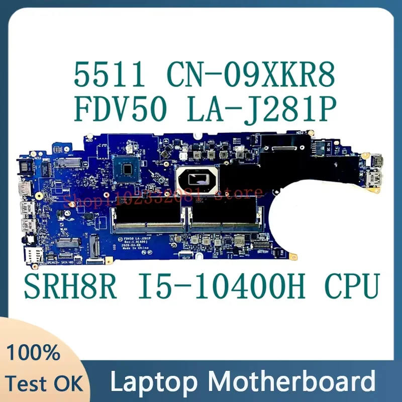 FDV50 LA-J281P For Dell 3551 5511 5411 Laptop Motherboard with I5 I7 10th CPU CN-09XKR8 CN-093YRG CN-0JK8G1 CN-0C33CM CN-0N2CCG
FDV50 LA-J281P For Dell 3551 5511 5411 Laptop Motherboard with I5 I7 10th CPU CN-09XKR8 CN-093YRG CN-0JK8G1 CN-0C33CM CN-0N2CCG