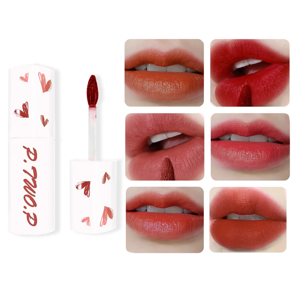 P.TWO.P Velvet Waterproof Matte Lip Gloss Moisturizing Non-stick Cup Long Lasting Lip Oil Tint Liquid Lipstick Makeup Cosmetics
P.TWO.P Velvet Waterproof Matte Lip Gloss Moisturizing Non-stick Cup Long Lasting Lip Oil Tint Liquid Lipstick Makeup Cosmetics