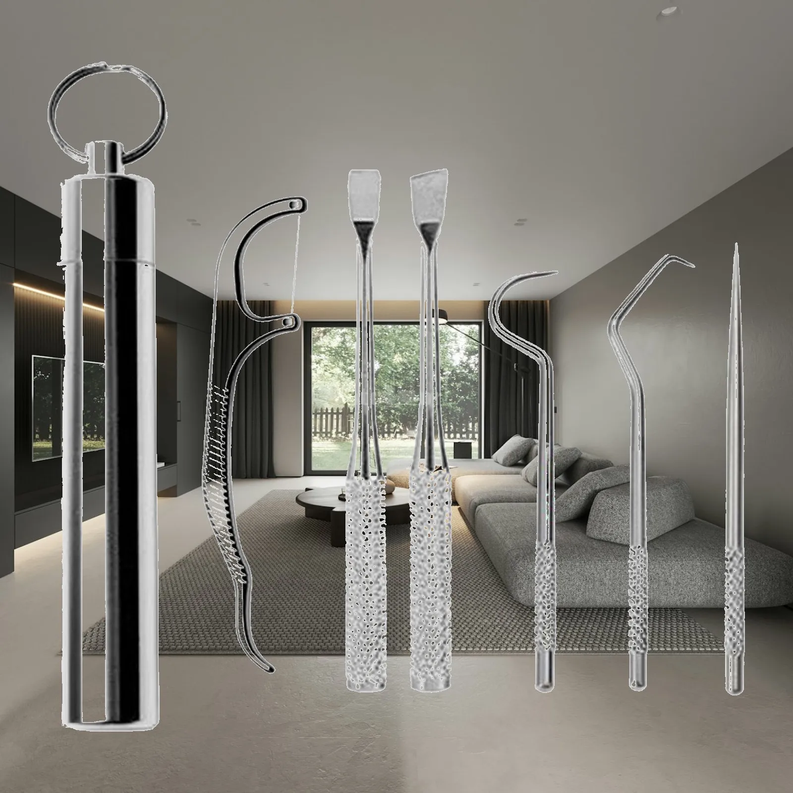 Stainless Steel Toothpick with Holder Case for Traveling Daily Use
Stainless Steel Toothpick with Holder Case for Traveling Daily Use