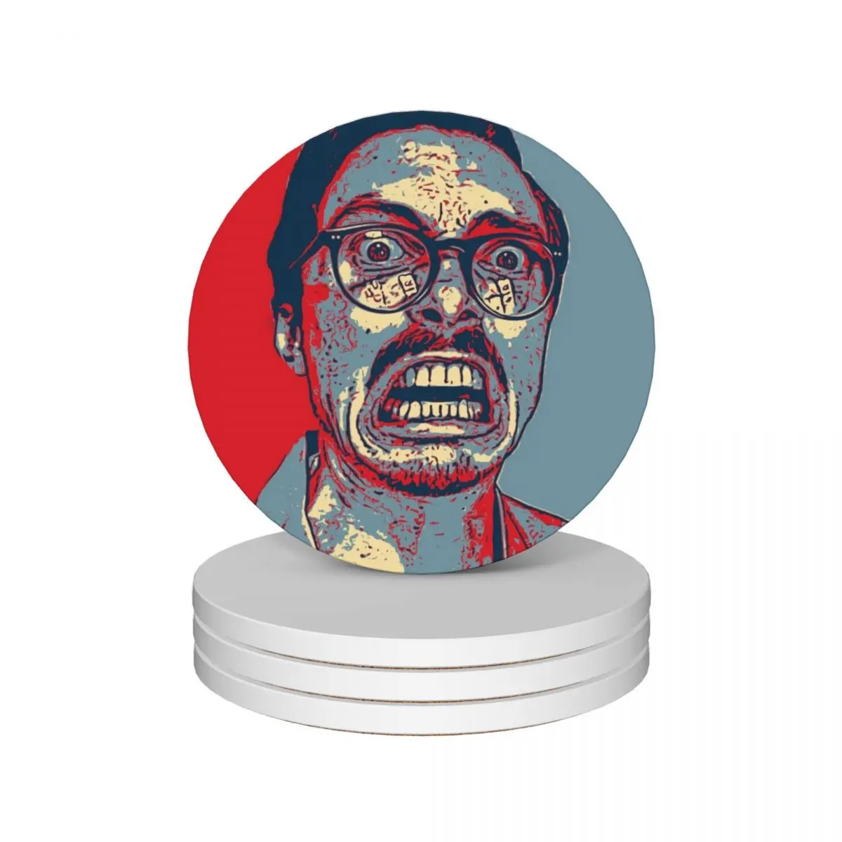 Marc Rebillet Ceramic Coasters (Set of 4) for drinks set for coffee cups Coasters
Marc Rebillet Ceramic Coasters (Set of 4) for drinks set for coffee cups Coasters