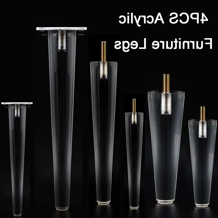 Brand New 4PCS Transparent Acrylic Furniture Legs Bed Sofa Couch Dresser Bathroom Cabinet Furniture Support Feet Home Decoration
Brand New 4PCS Transparent Acrylic Furniture Legs Bed Sofa Couch Dresser Bathroom Cabinet Furniture Support Feet Home Decoration