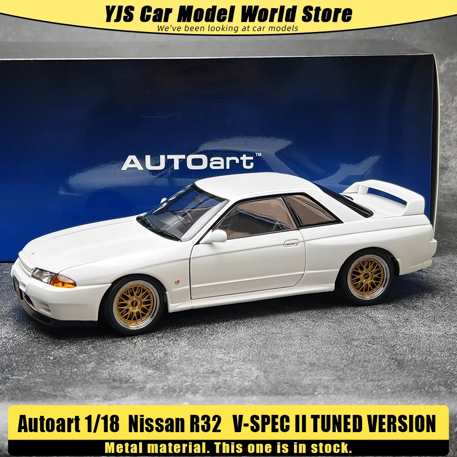 AUTOART 1/18 Nissan R32 V-SPEC II TUNED VERSION Car model Send to a friend Personal collection Static ornamen
AUTOART 1/18 Nissan R32 V-SPEC II TUNED VERSION Car model Send to a friend Personal collection Static ornamen
