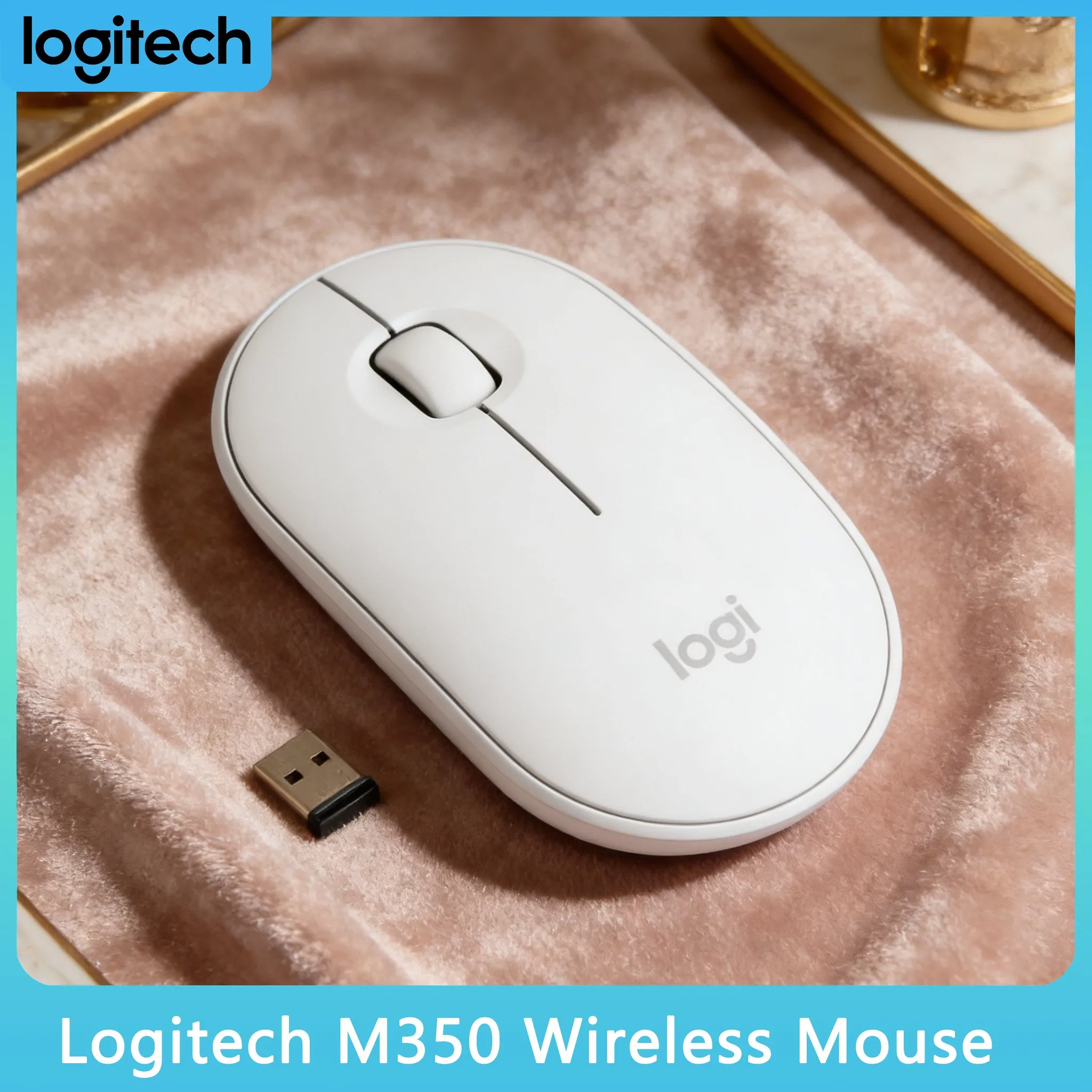 Logitech M350 Pebble/M350 POP Wireless Mouse Quiet Slim Lightweight Portable for Daily Use
Logitech M350 Pebble/M350 POP Wireless Mouse Quiet Slim Lightweight Portable for Daily Use
