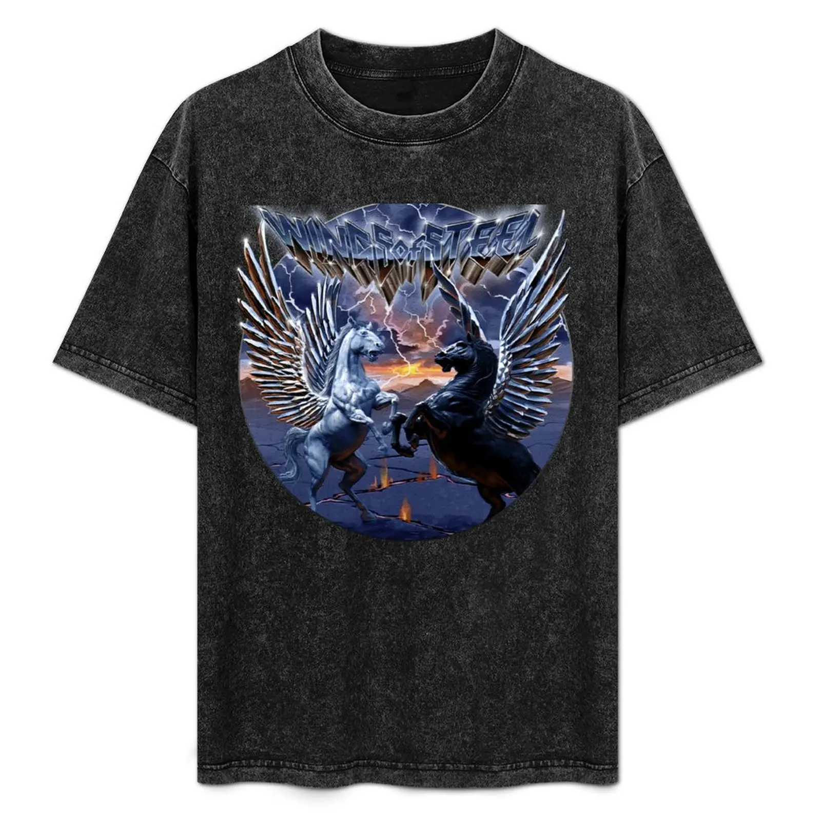 Wings of Steel EP Cover T-Shirt Simple Casual Short Sleeve Cotton T-Shirt
Wings of Steel EP Cover T-Shirt Simple Casual Short Sleeve Cotton T-Shirt
