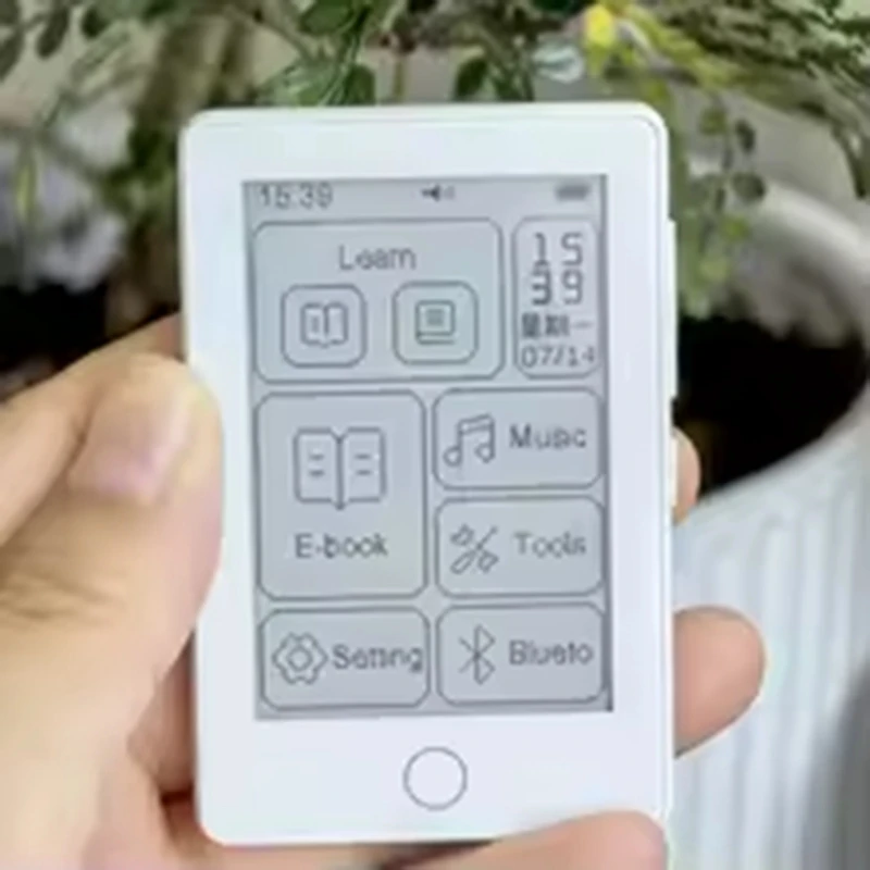 2,7-дюймовый MP3-плеер с экраном E-Ink, музыкальный плеер, 64 ГБ, мини-считыватель электронных книг, запись встреч в классе студента
2,7-дюймовый MP3-плеер с экраном E-Ink, музыкальный плеер, 64 ГБ, мини-считыватель электронных книг, запись встреч в классе студента