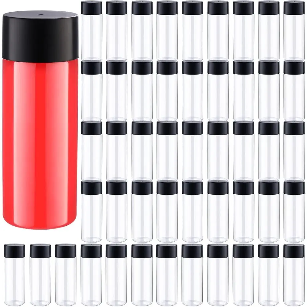 50-Pack Clear Plastic Juice Bottles with Black Caps for Sensory Play, Beverages, and Storage (10 oz)
50-Pack Clear Plastic Juice Bottles with Black Caps for Sensory Play, Beverages, and Storage (10 oz)