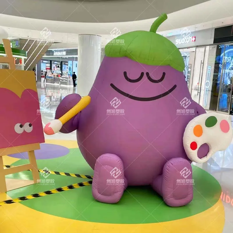Cute Cartoon Inflatable Eggplant,Vegetable Model with Inflatable Device,Event Advertising Decoration Prop
Cute Cartoon Inflatable Eggplant,Vegetable Model with Inflatable Device,Event Advertising Decoration Prop