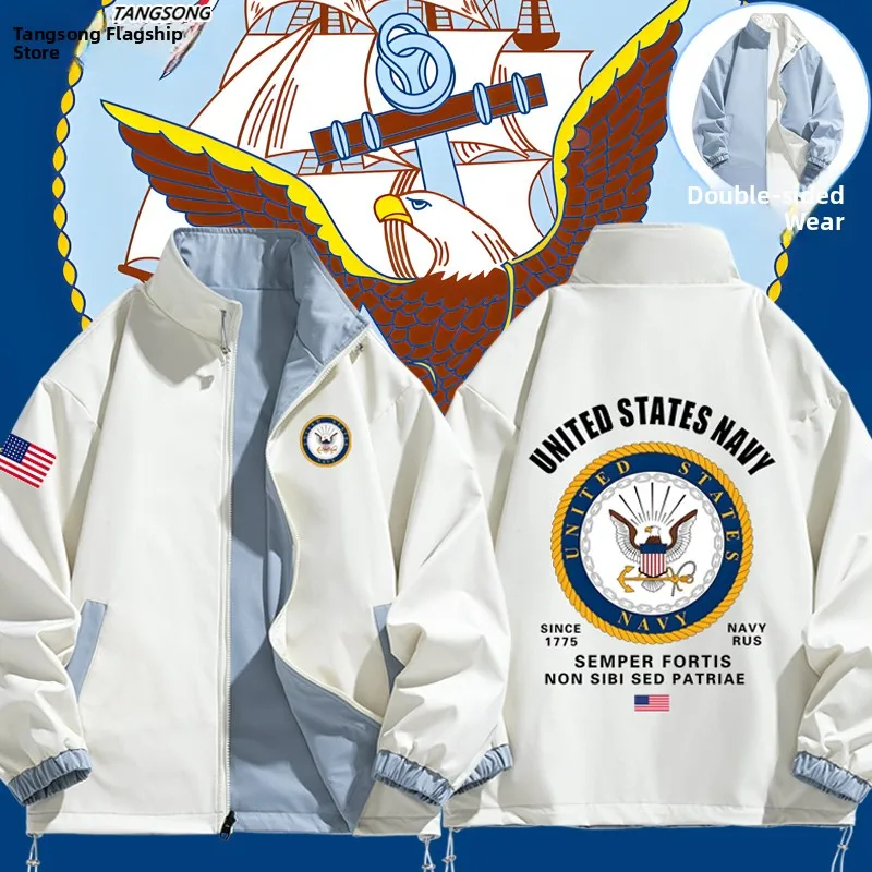 Двусторонняя куртка-бомбер в американском стиле, повседневная, из полиэстера и нейлона, ветрозащитная, свободного кроя, на молнии
Двусторонняя куртка-бомбер в американском стиле, повседневная, из полиэстера и нейлона, ветрозащитная, свободного кроя, на молнии