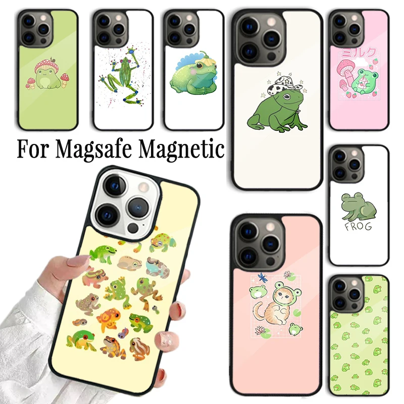 Чехол для iPhone 16 15 14 13 12 Mini 11 Pro Max Plus Magsafe, Магнитный чехол с забавной лягушкой для беспроводной зарядки
Чехол для iPhone 16 15 14 13 12 Mini 11 Pro Max Plus Magsafe, Магнитный чехол с забавной лягушкой для беспроводной зарядки