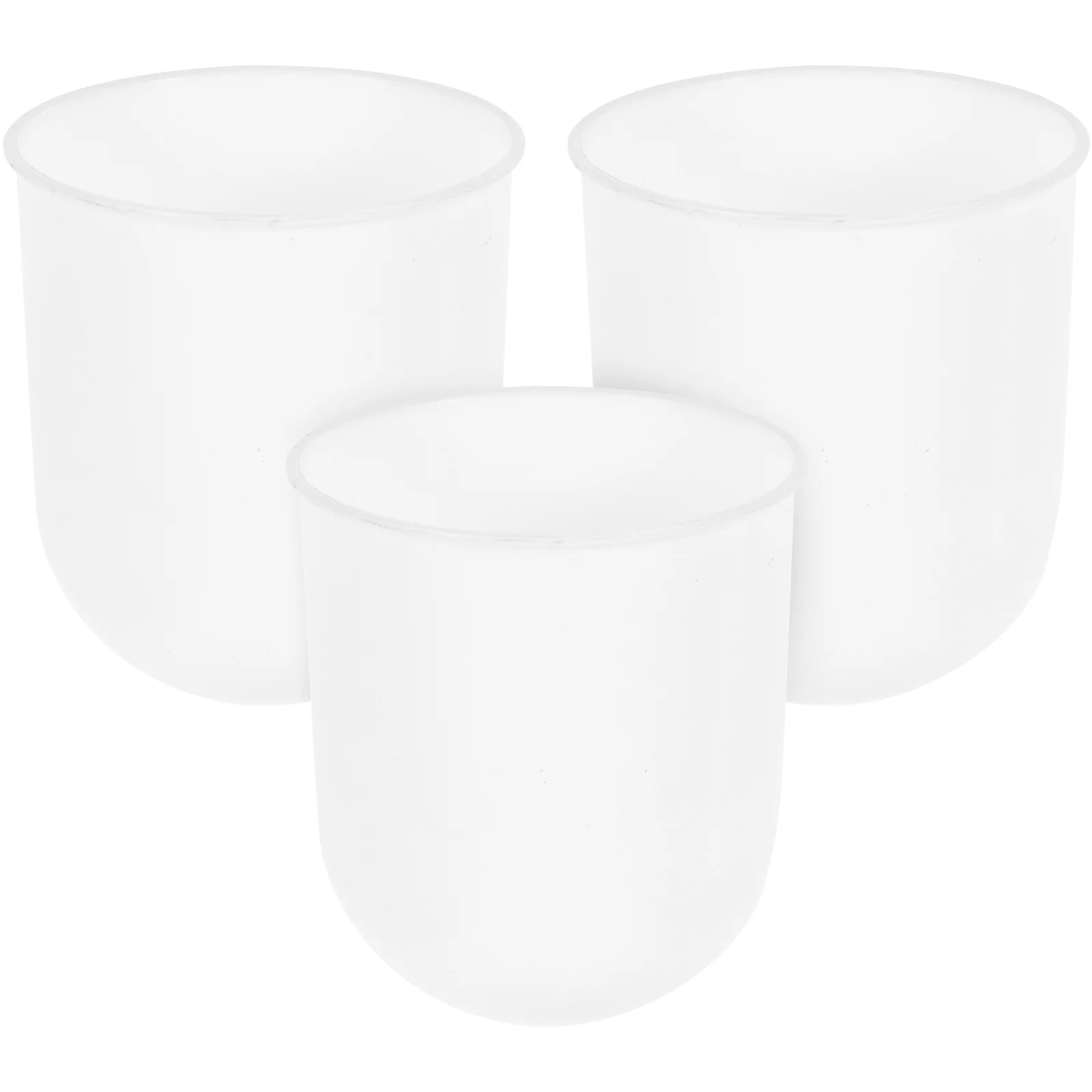 3 Pcs Toilet Bowl Brush Holder Round Base Plastic Cup Anti Stain Bathroom Cleaning Accessory 86x100 White Compact Lightweight
3 Pcs Toilet Bowl Brush Holder Round Base Plastic Cup Anti Stain Bathroom Cleaning Accessory 86x100 White Compact Lightweight