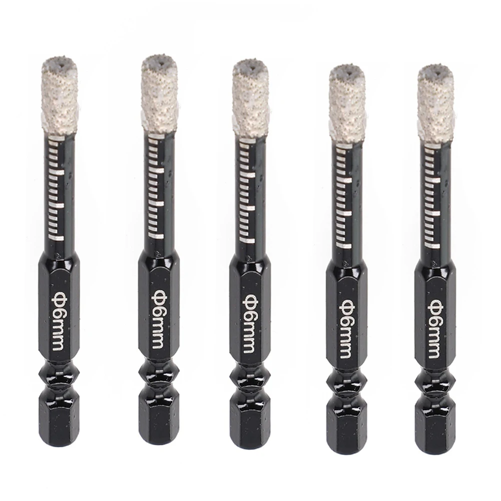 5pcs Hex Handle Vacuum Brazed Diamond Dry Drill Bits Cutter 6mm/8mm Hex Handle Saw Cutter For Marble Granite Ceramic Glass
5pcs Hex Handle Vacuum Brazed Diamond Dry Drill Bits Cutter 6mm/8mm Hex Handle Saw Cutter For Marble Granite Ceramic Glass