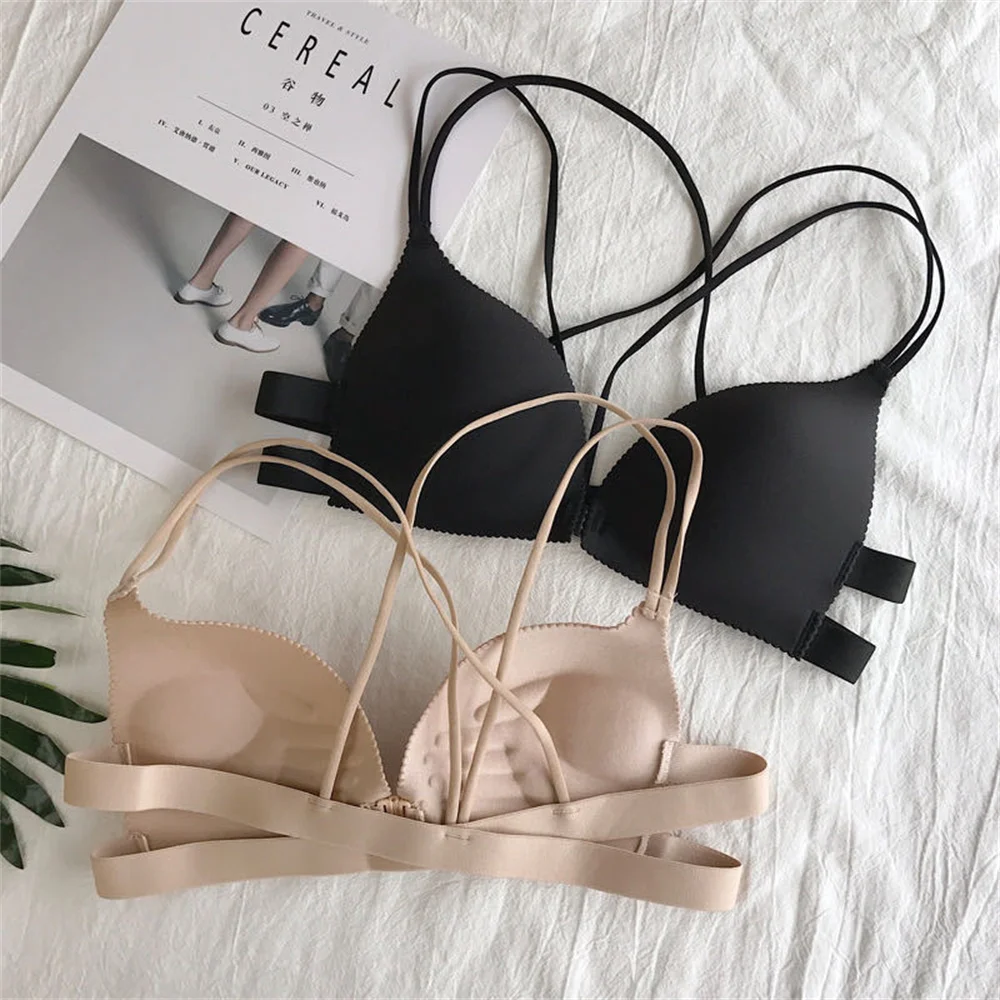 Backless Bra Invisible Lingerie A B Cup Deep U Sexy Bra U Plunge Half Cup Brassiere Black Women Underwear Push Up Bras
Backless Bra Invisible Lingerie A B Cup Deep U Sexy Bra U Plunge Half Cup Brassiere Black Women Underwear Push Up Bras