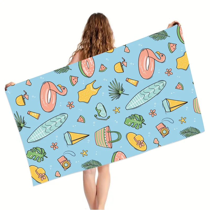Seaside water-absorbing quick-drying swimming bath towel, microfiber beach towel, portable fitness quick-drying towel
Seaside water-absorbing quick-drying swimming bath towel, microfiber beach towel, portable fitness quick-drying towel