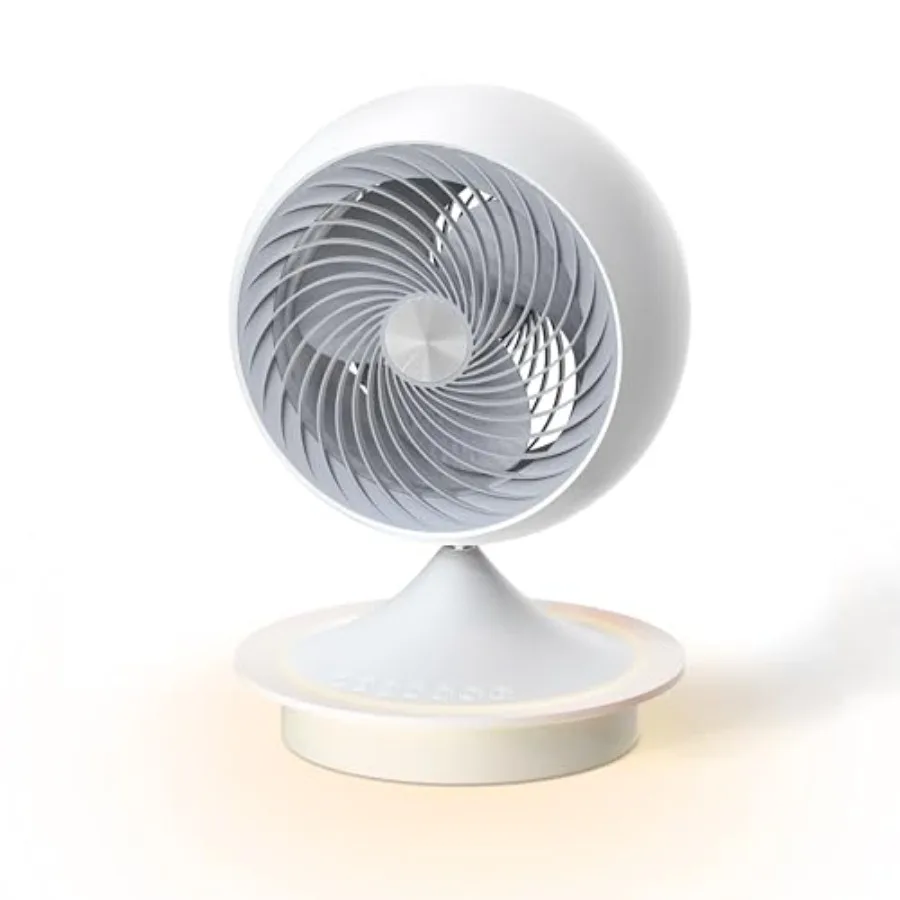 13In Fans for Bedroom with Light Table Air Circulator Fans Desk Oscillating Fan for Whole Room 70° Vertical and 100° Oscillatin
13In Fans for Bedroom with Light Table Air Circulator Fans Desk Oscillating Fan for Whole Room 70° Vertical and 100° Oscillatin