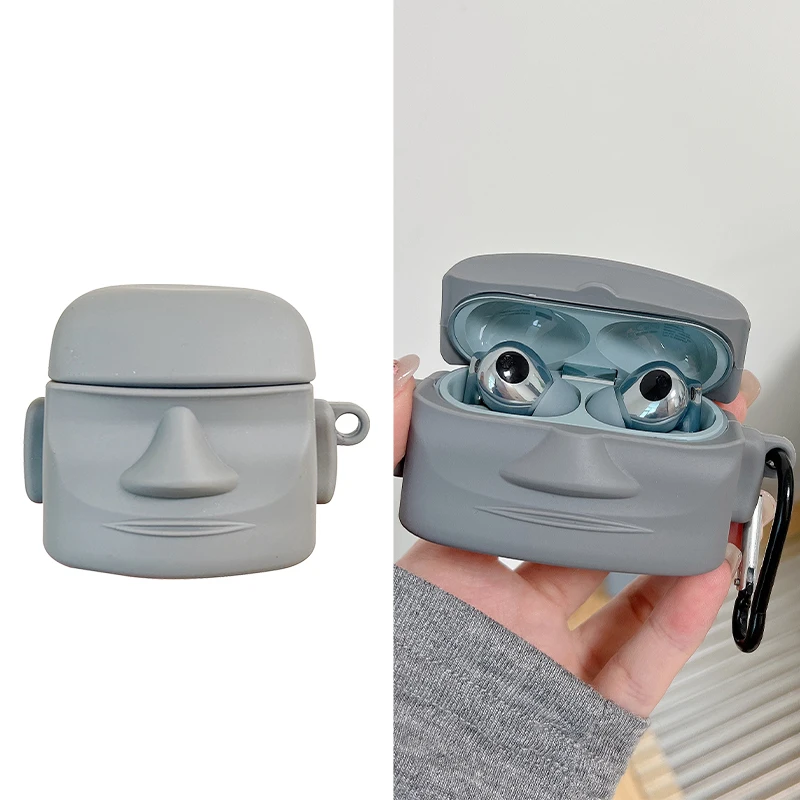 3D мультяшный чехол для наушников с каменной статуей для Xiaomi Buds 4 Pro, для Redmi Buds 4 Pro, силиконовые наушники, защитный чехол, милый брелок для ключей
3D мультяшный чехол для наушников с каменной статуей для Xiaomi Buds 4 Pro, для Redmi Buds 4 Pro, силиконовые наушники, защитный чехол, милый брелок для ключей