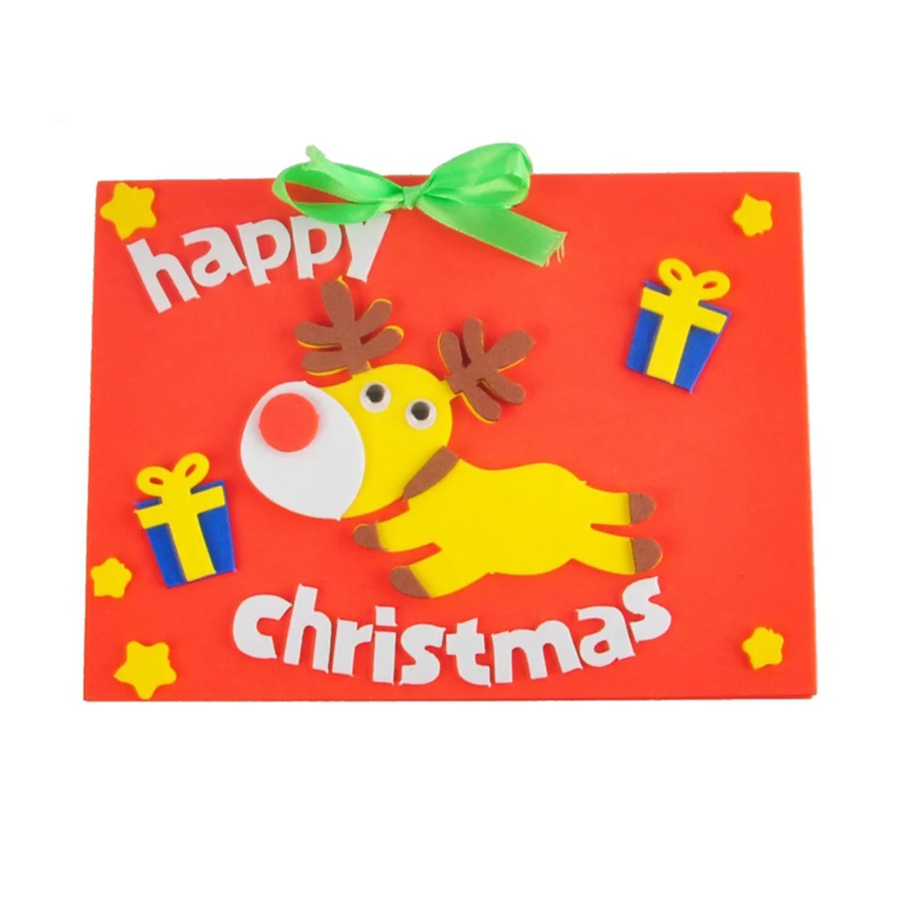 3Pcs DIY Christmas Greeting Cards Kit Craft Supplies for Kids Kindergarten Envelopes Included Fun Learning Activity
3Pcs DIY Christmas Greeting Cards Kit Craft Supplies for Kids Kindergarten Envelopes Included Fun Learning Activity